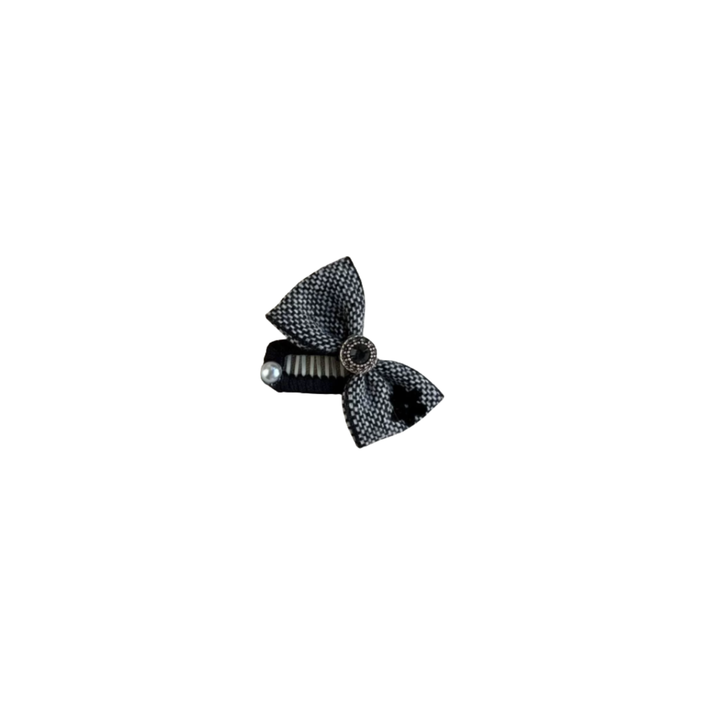 Timeless Elegance Collection-Tweed Elegance Hair Clip