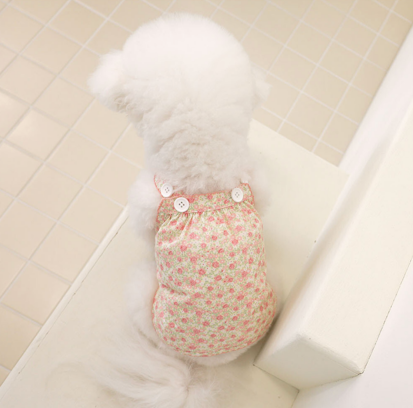 Baby Pink Floral Camisole Dress