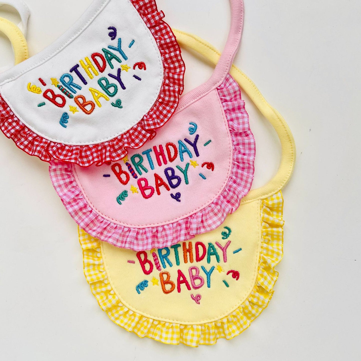 Birthday Embroidered Bandana