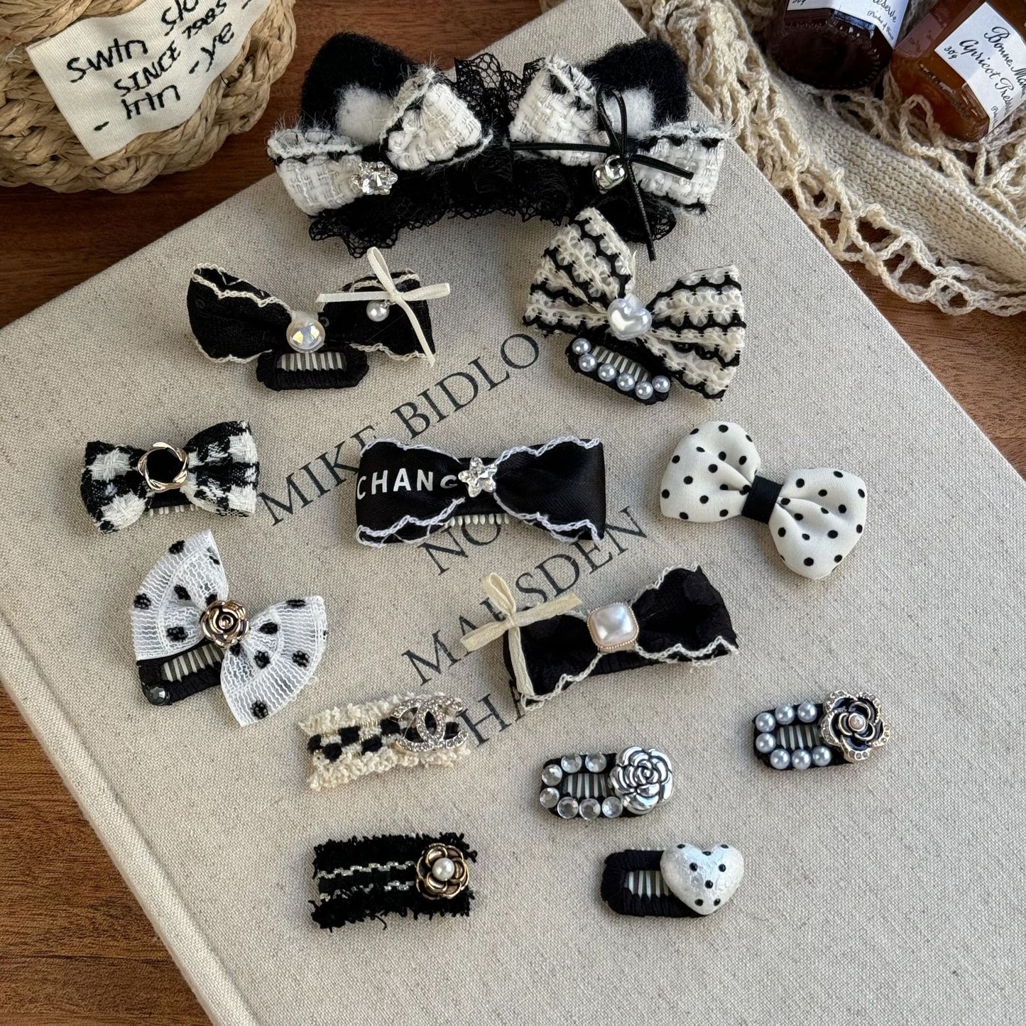 Timeless Elegance Collection-Classic Check Hair Clip