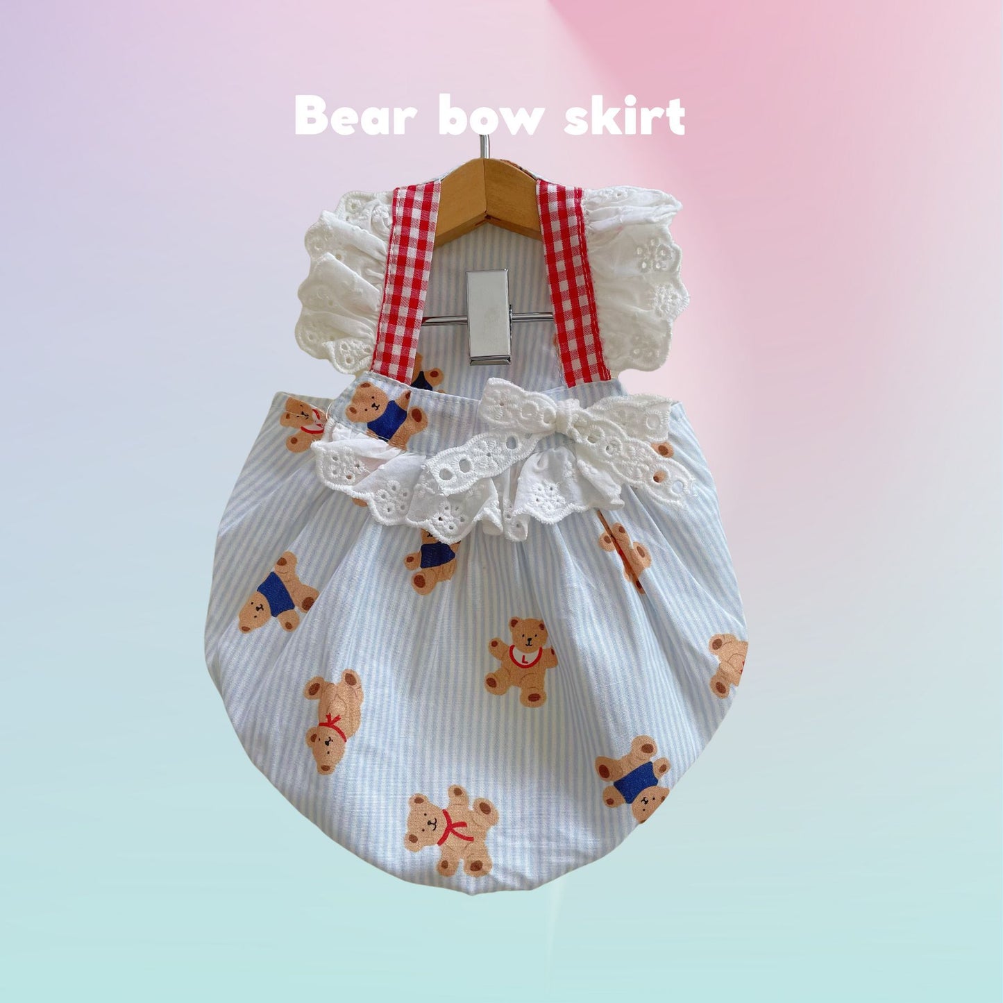 Striped Bear Picnic Daily Dress
