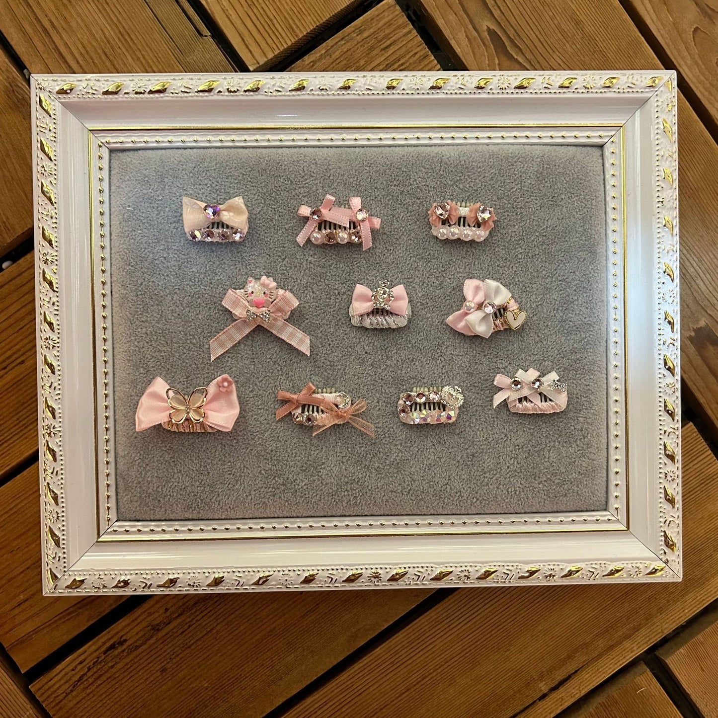 Twinkle Ribbon Collection-Mini Crown Hair Clip