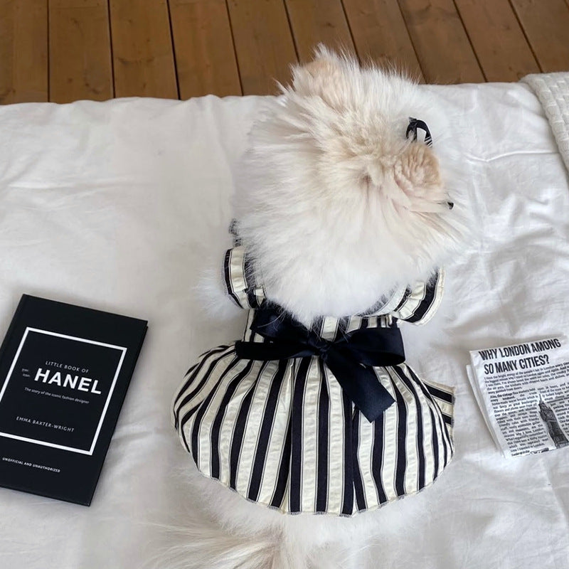 Chic Stripe Daily Dress