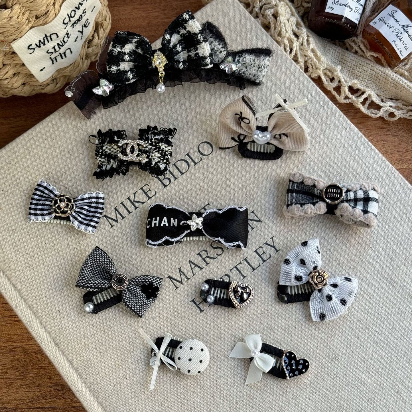Timeless Elegance Collection-Polka Dot Lady Hair Clip