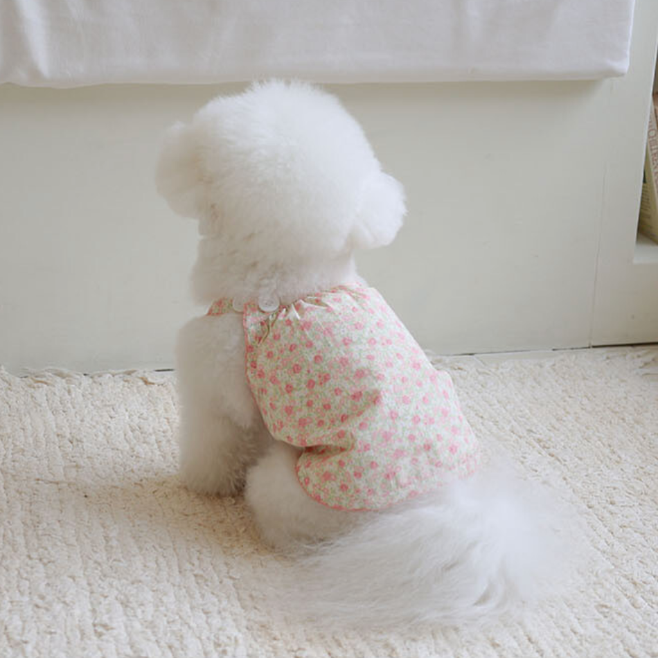 Baby Pink Floral Camisole Dress