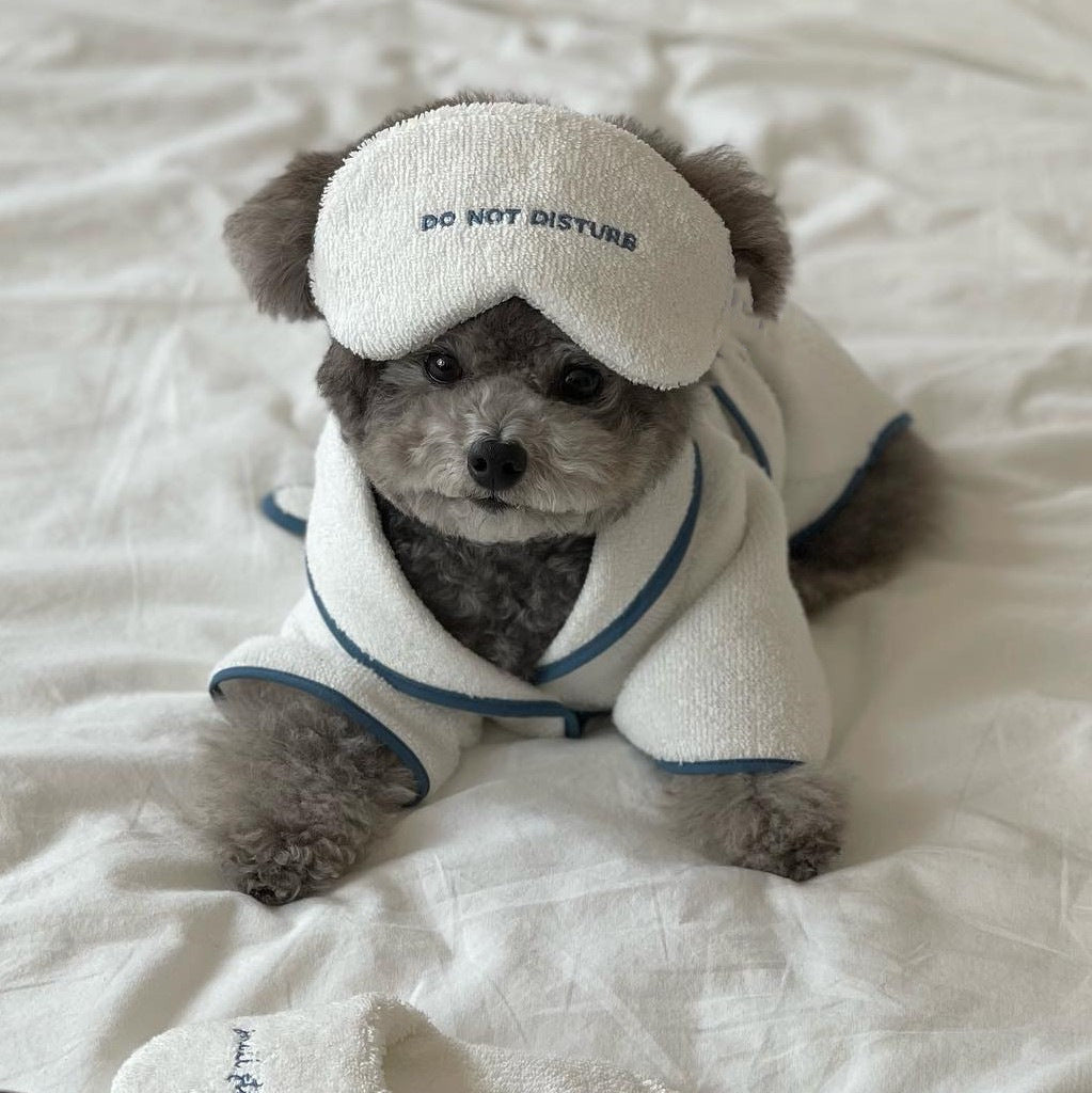 Hotel Style Dog Bathrobe