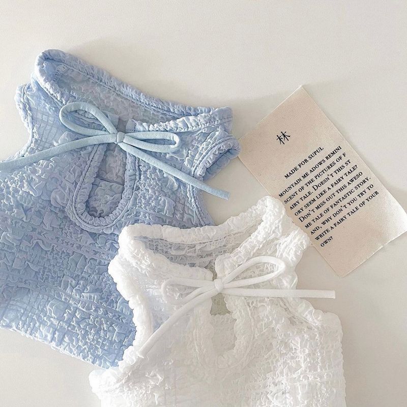 Summer Breeze Jacquard Dress-Blue