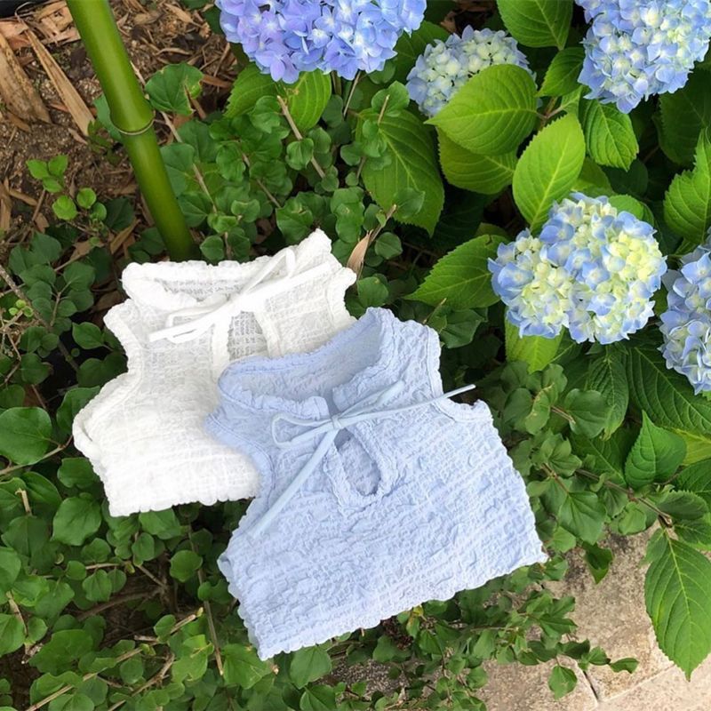 Summer Breeze Jacquard Dress-Blue