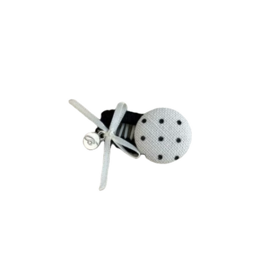Timeless Elegance Collection-Luxe Button Hair Clip